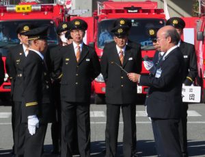 永年勤続消防団員や一般消防功労者などの表彰が行われました