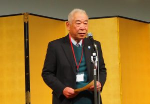 実行副委員長で大曽根自治連合会の高橋静明会長が今年も開会の辞を述べました