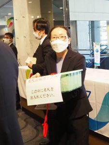 会場にはグリーンエクスポのディスプレイも。港北区役所の皆様が最後まで運営を担ってくださいました